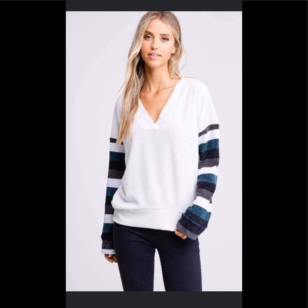 Long Sleeve Solid Chenille Sweater